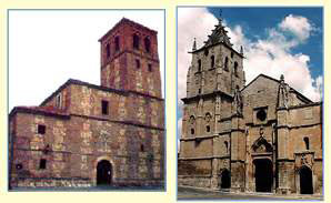 Iglesias de Paracuellos del Jarama (i) y Torrelaguna